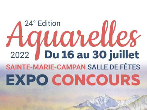 24ème concours aquarelles - Carrefour du patrimoine