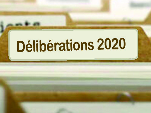 Délibérations de l'année 2020