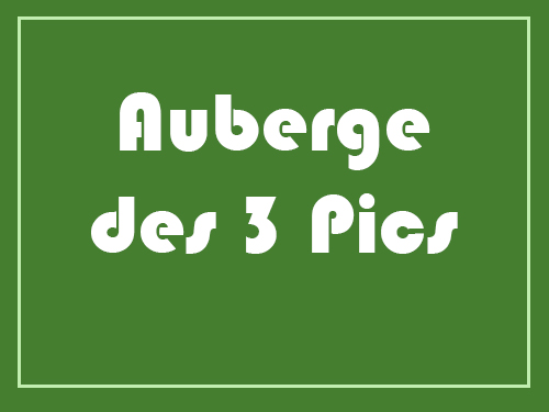 Restaurant - Auberge des 3 pics