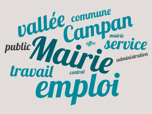  Lien vers la page des offres d'emploi de la Mairie de Campan 